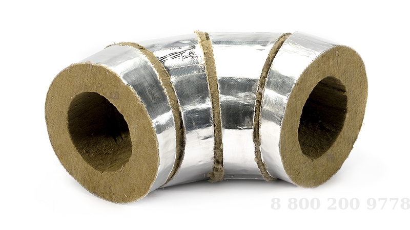 XOTPIPE отводы на 90° кашированные алюминиевой фольгой XOTPIPE отводы на 90° кашированные алюминиевой фольгой